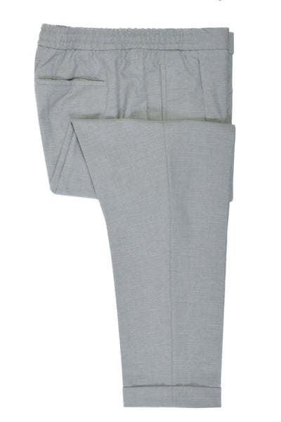 Reiss Grey Brighton Pleated Relaxed Trouser