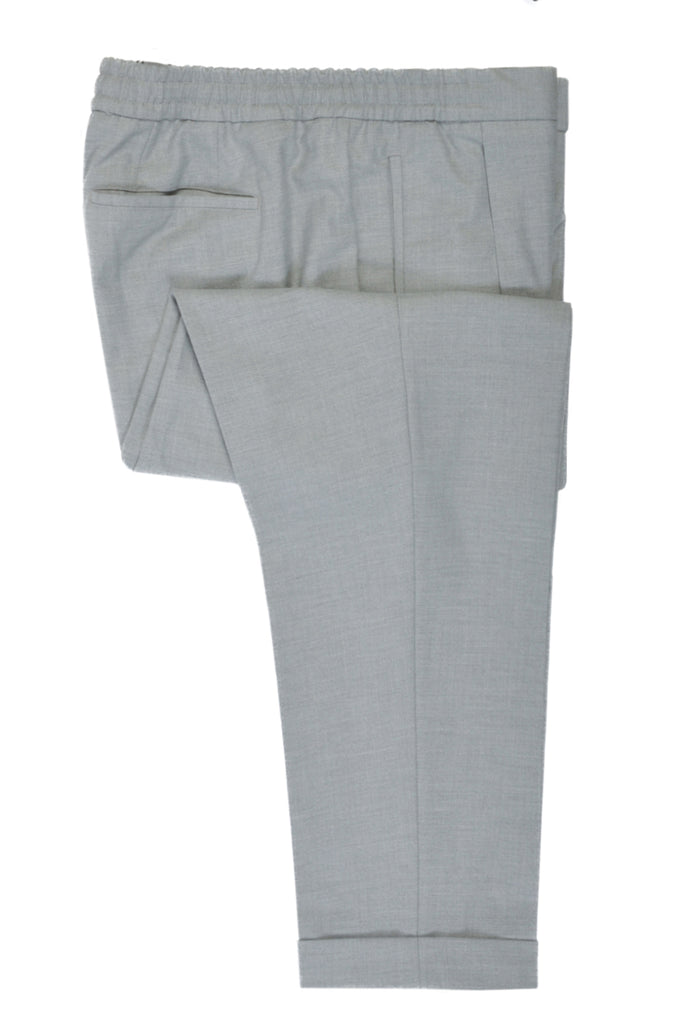 Reiss Grey Brighton Pleated Relaxed Trouser