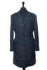 J.Crew Thompson Navy Blue Shaggy Herringbone Tweed Coat