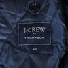 J.Crew Thompson Navy Blue Shaggy Herringbone Tweed Coat