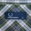 Fred Perry Green and Navy Check Shirt
