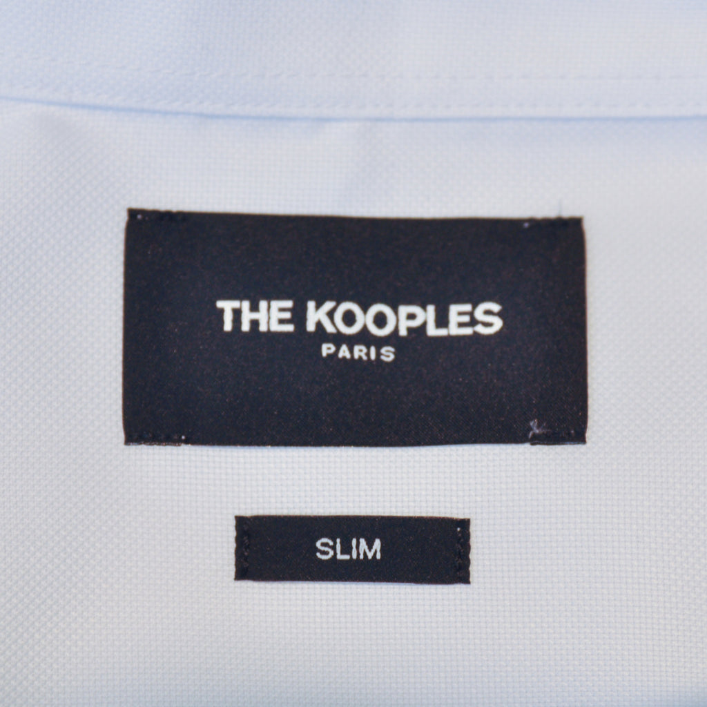 The Kooples White Pique Slim Fit Shirt