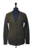 Rogues Gallery Green Shaggy Wool Cardigan