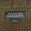 Rogues Gallery Green Shaggy Wool Cardigan