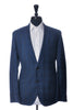 Sand Copenhagen Blue Check Wool Blazer