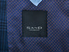Sand Copenhagen Blue Check Wool Blazer