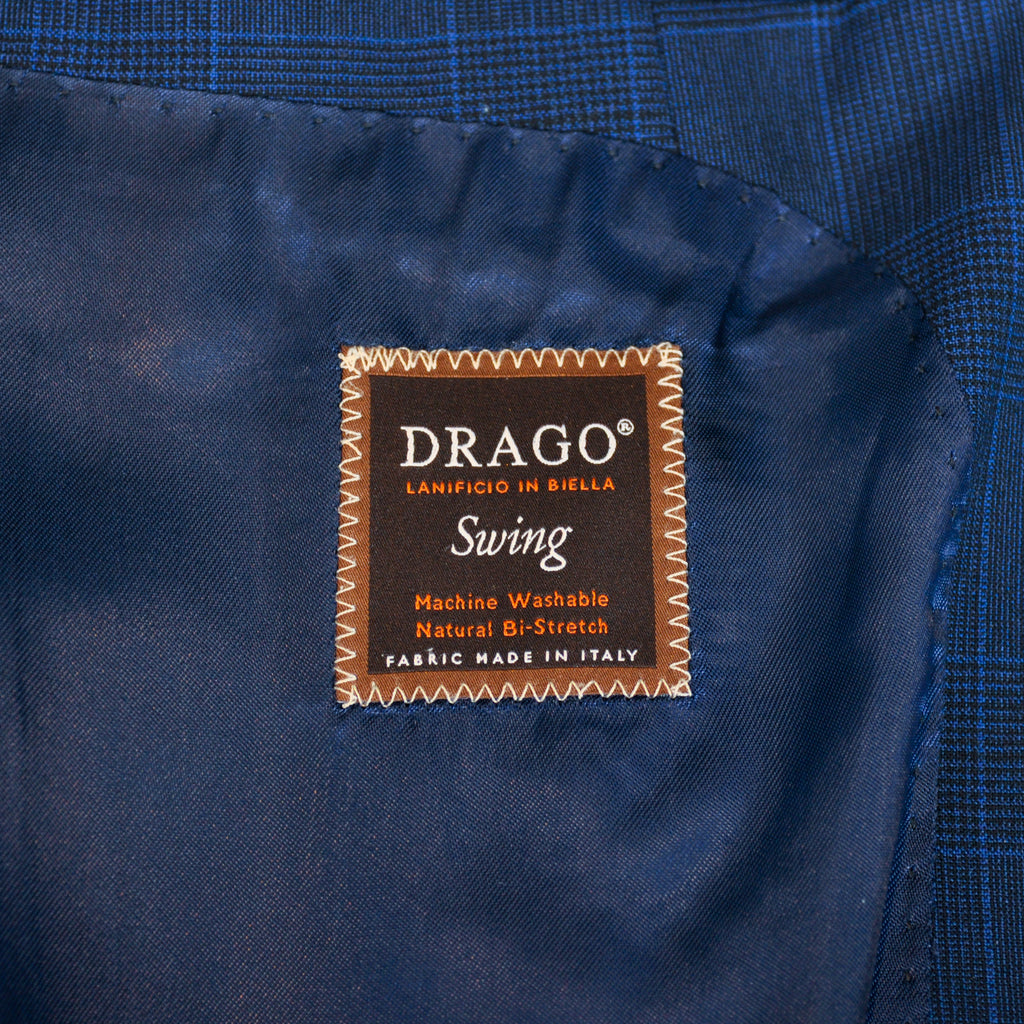 Luigi Bianchi Sartoria Blue Check Suit