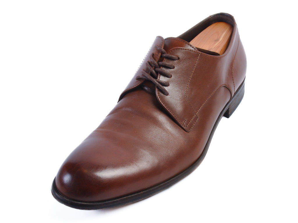 Hugo Boss Brown Derby Shoes