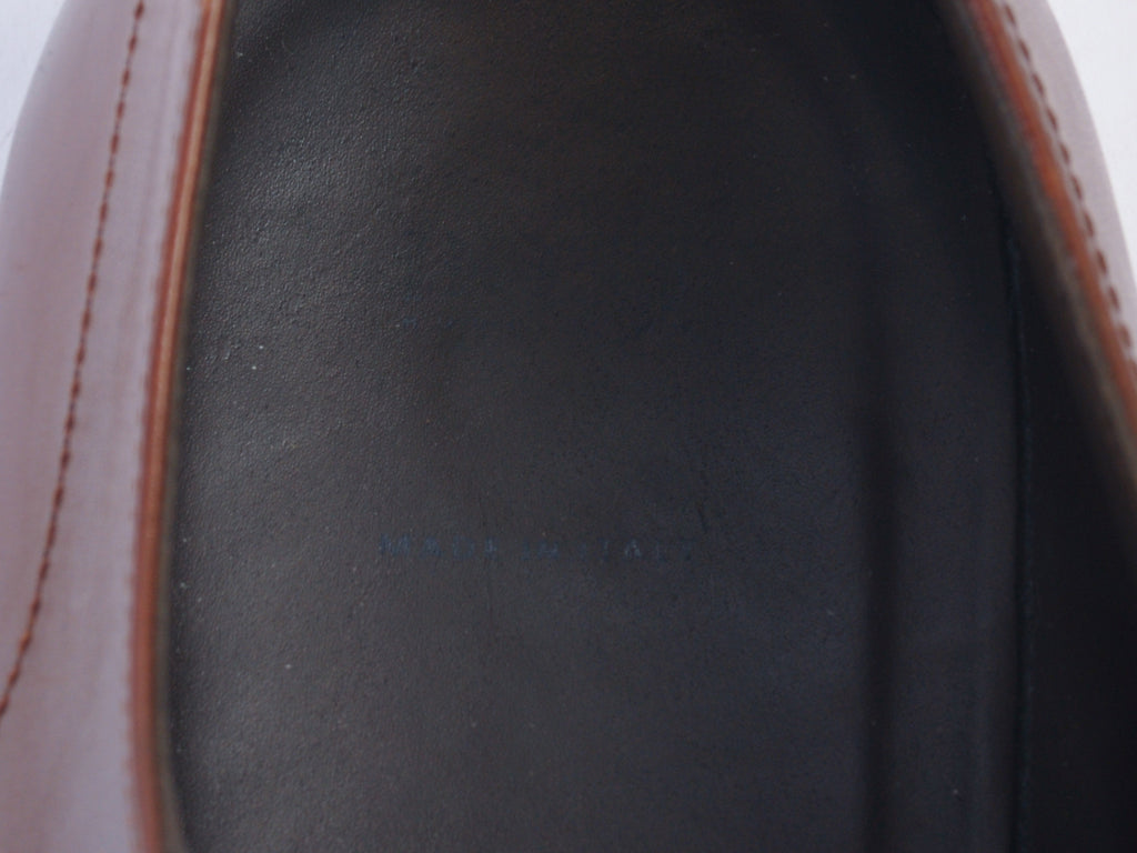 Hugo Boss Brown Derby Shoes