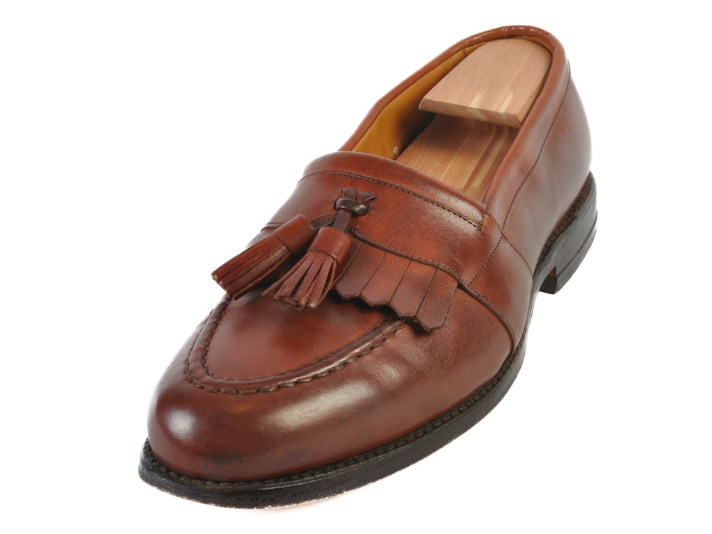 Allen Edmonds Brown Newport Tassel Loafers