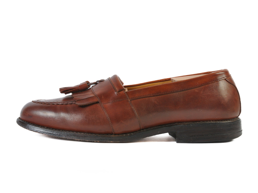 Allen Edmonds Brown Newport Tassel Loafers