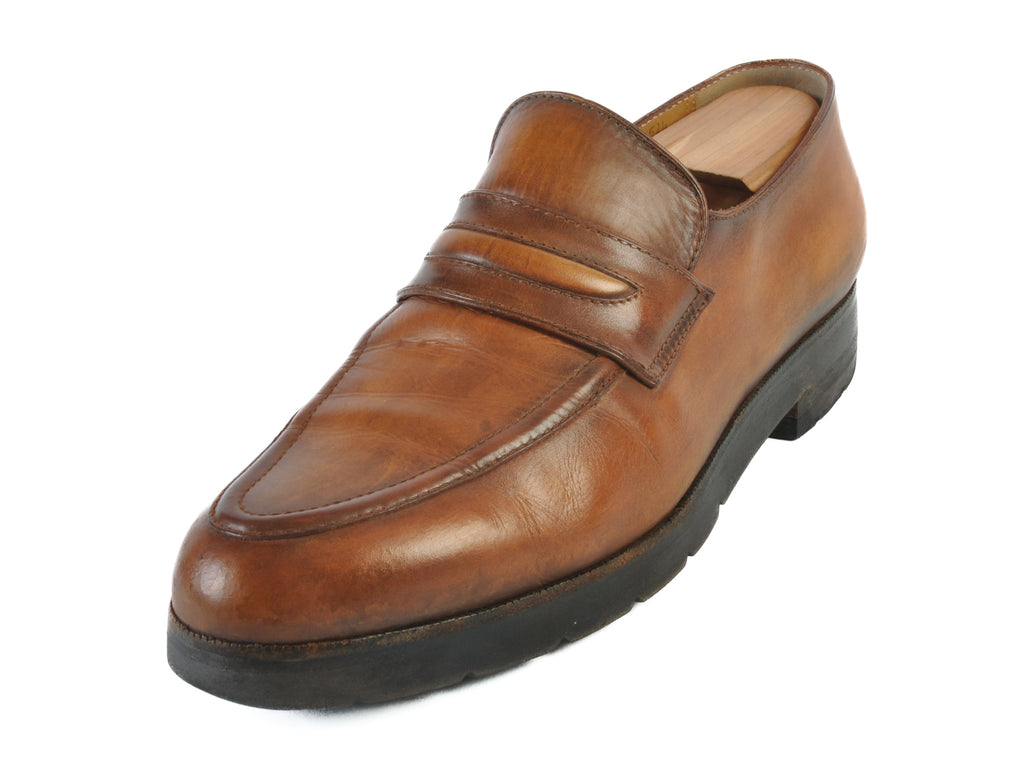 Berluti Brown Penny Loafers