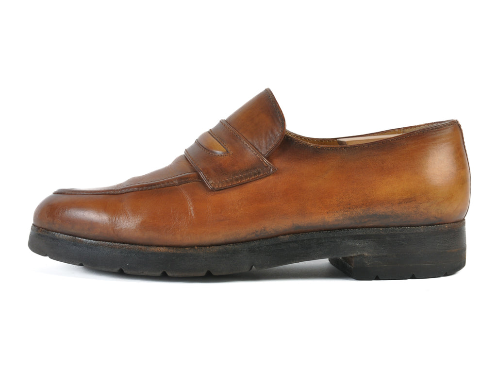 Berluti Brown Penny Loafers