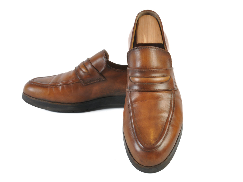 Berluti Brown Penny Loafers