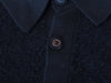 Chanel Black Terry Collared Knit