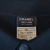Chanel Black Terry Collared Knit