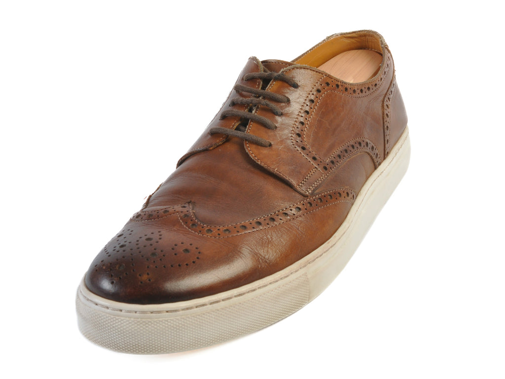 Magnanni Brown Wingtip Dress Sneakers