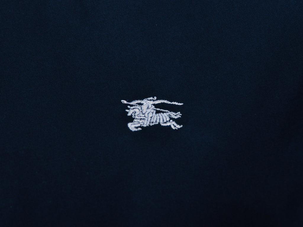 Burberry Navy Blue Dress Shirt