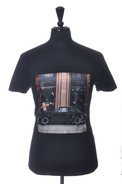 Bastille Rive Droit Black Porsche Print T-Shirt