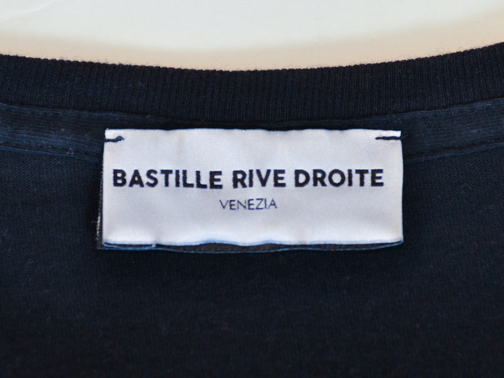 Bastille Rive Droit Black Batman Print T-Shirt