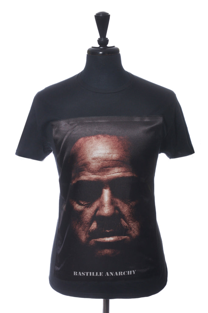 Bastille Rive Droit Black Godfather Print T-Shirt
