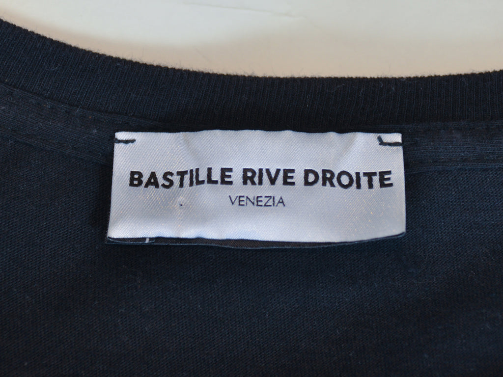 Bastille Rive Droit Black Godfather Print T-Shirt