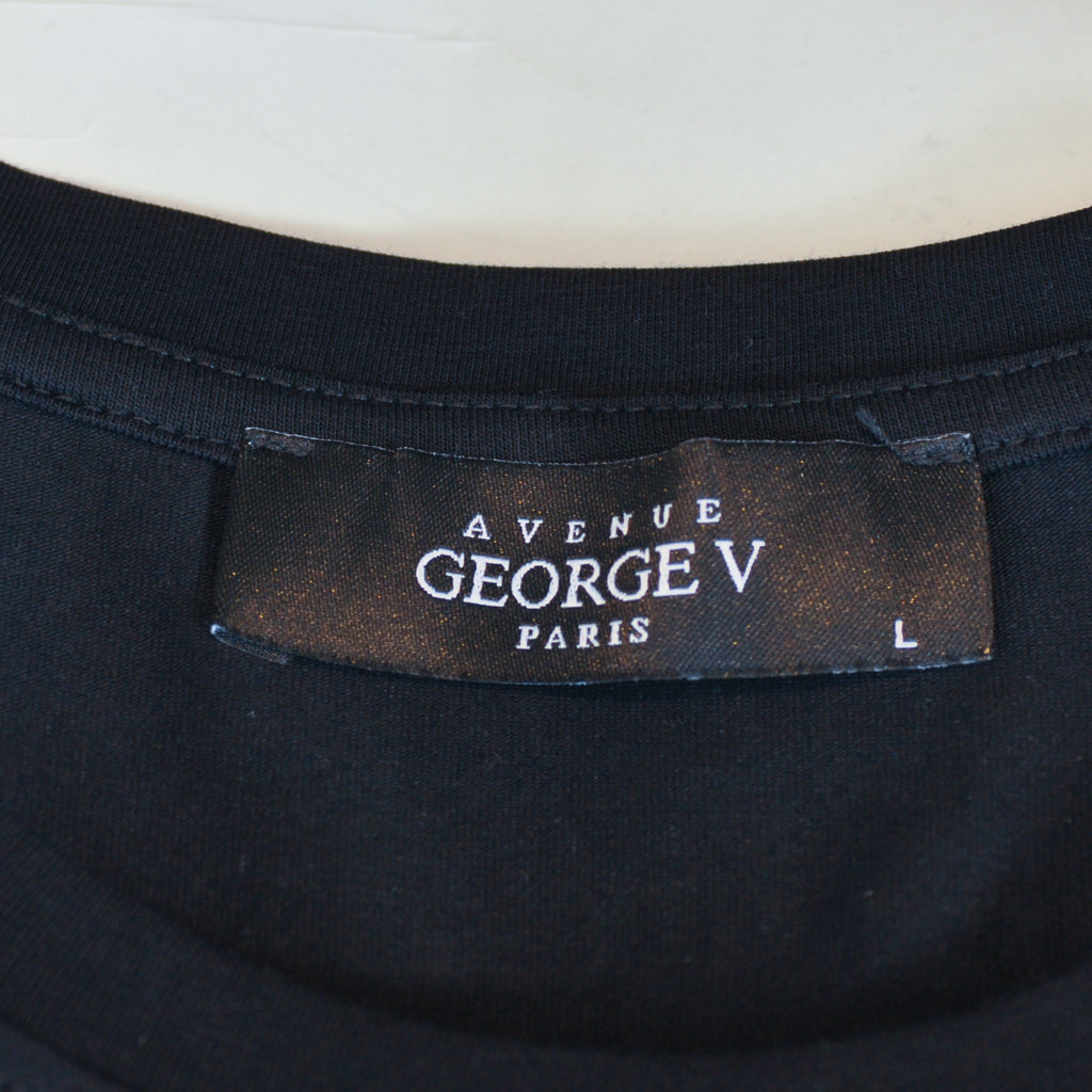 Avenue George V Paris Black Bear T-Shirt
