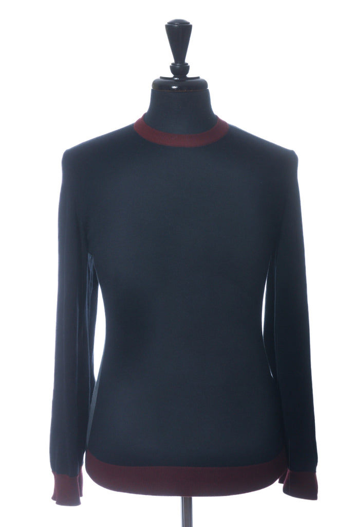 Hugo Boss Color Block Garneo Crew Neck Sweater