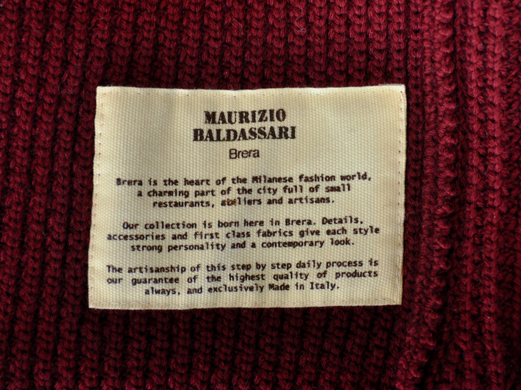 Maurizio Baldassari Merlot Knit Swacket Blazer