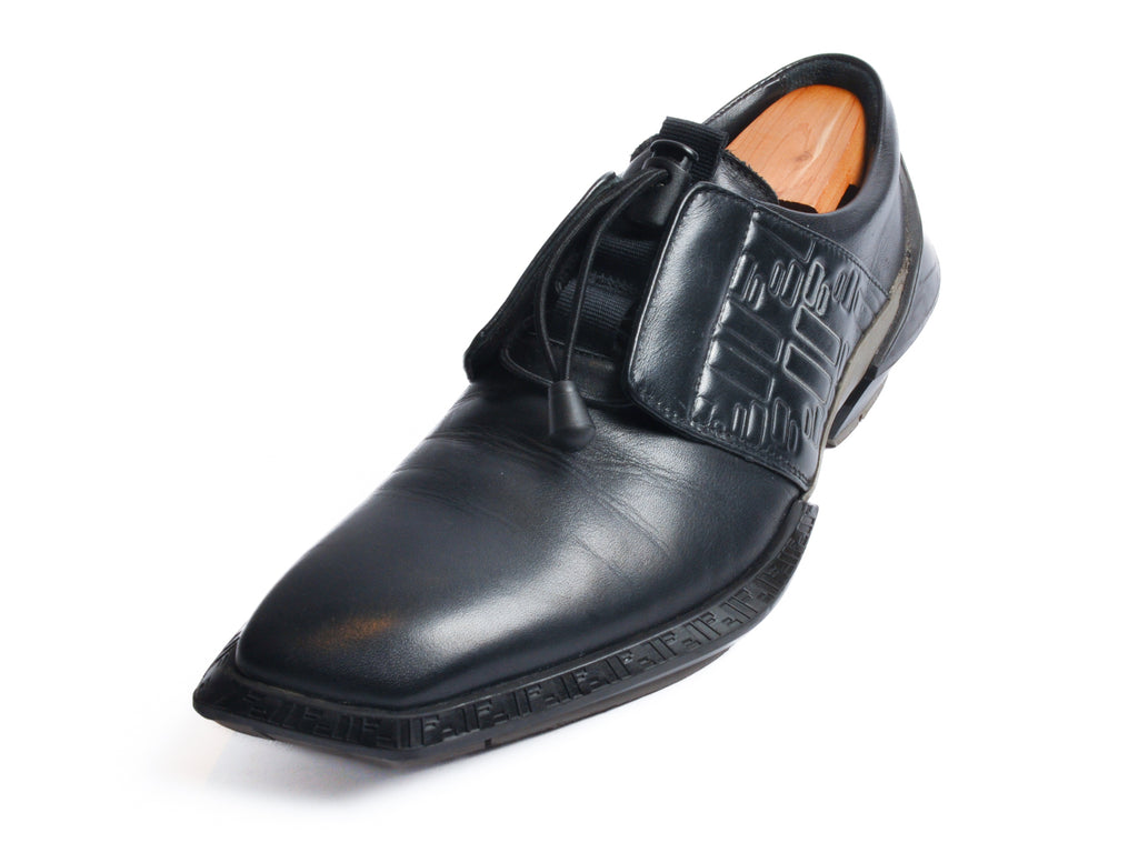 Fluevog Black Manifold Witness Shoes