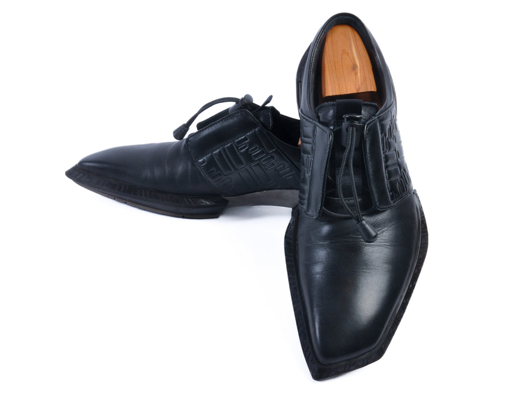 Fluevog Black Manifold Witness Shoes