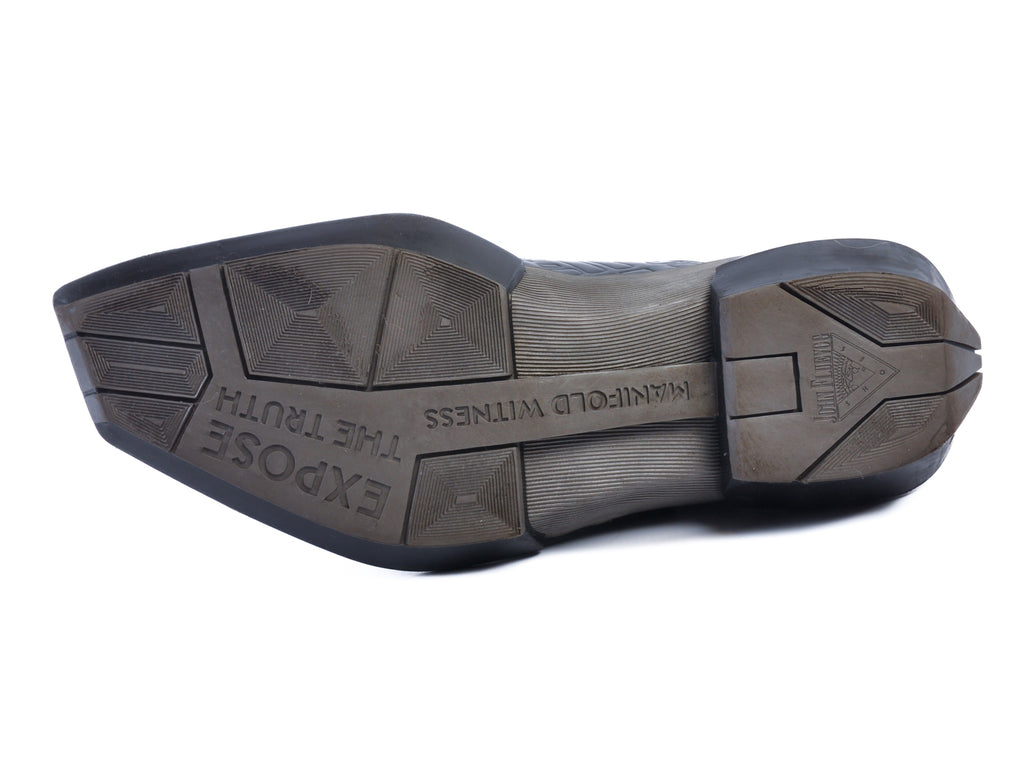 Fluevog Black Manifold Witness Shoes