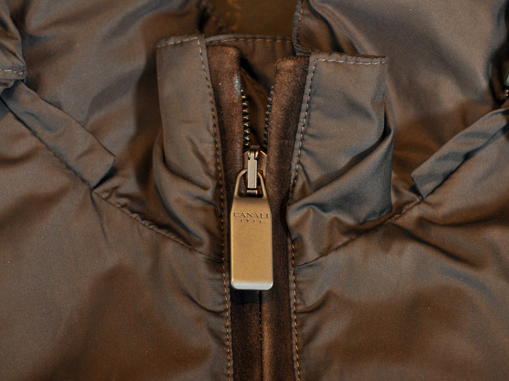 Canali 1934 Green Water Repellent Jacket