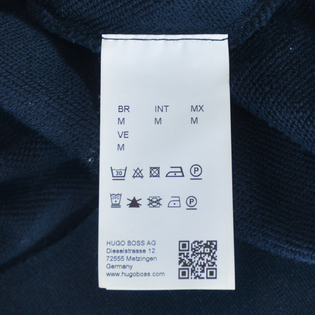 Hugo Boss Navy Blue Sidney Quarter Zip Sweater