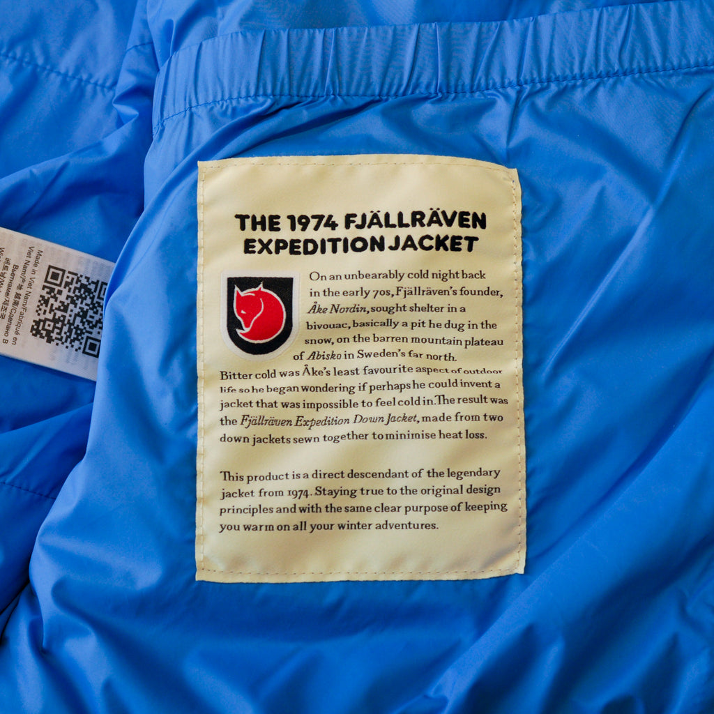Fjallraven Navy Blue 1974 Expedition Series Parka