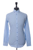 Emanuel Berg Blue Microstripe Modern Fit Shirt