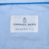 Emanuel Berg Blue Microstripe Modern Fit Shirt