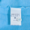 Isaia Blue Jersey Knit Piquet Wash Shirt
