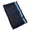 Louis Vuitton Black Damier Check Wool Scarf