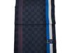 Louis Vuitton Black Damier Check Wool Scarf