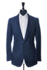 Isaia Navy Blue Silk Sciammeria Flannel Dustin Blazer