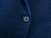 Isaia Navy Blue Silk Sciammeria Flannel Dustin Blazer