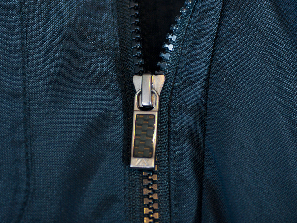 Zegna Sport Black Microtene Canvas Jacket