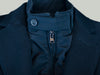 Pal Zileri Navy Blue Wool Twill Overcoat