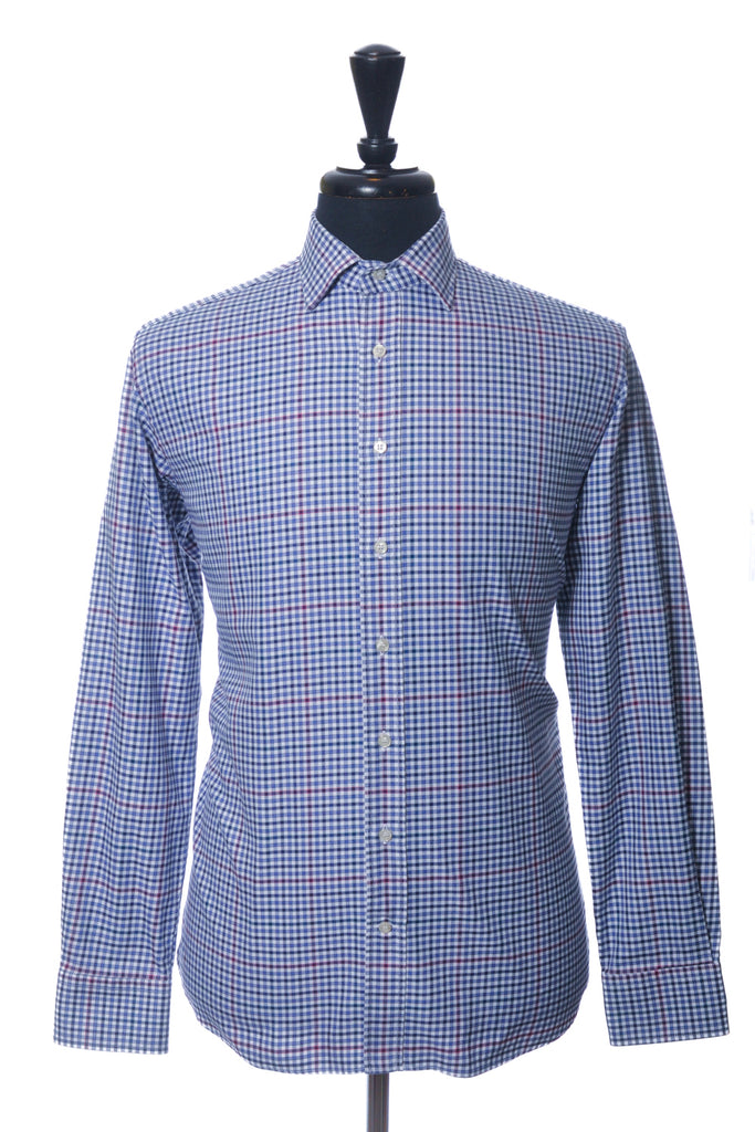 Etro Blue Check Shirt