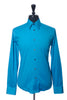 Versace Collection Teal Blue Trend Dress Shirt