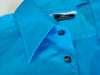 Versace Collection Teal Blue Trend Dress Shirt