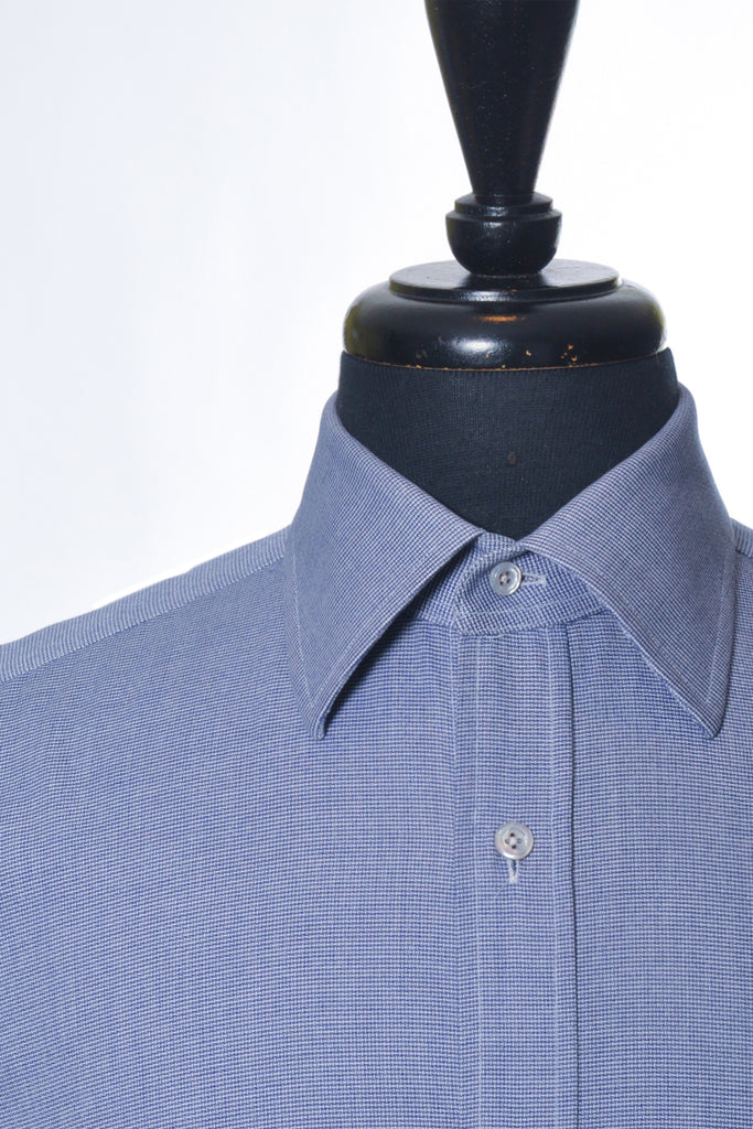 Tom Ford Blue Twill French Cuff Dress Shirt at Luxmrkt Mens Wear Consignment luxmrkt.ca luxmrkt.com