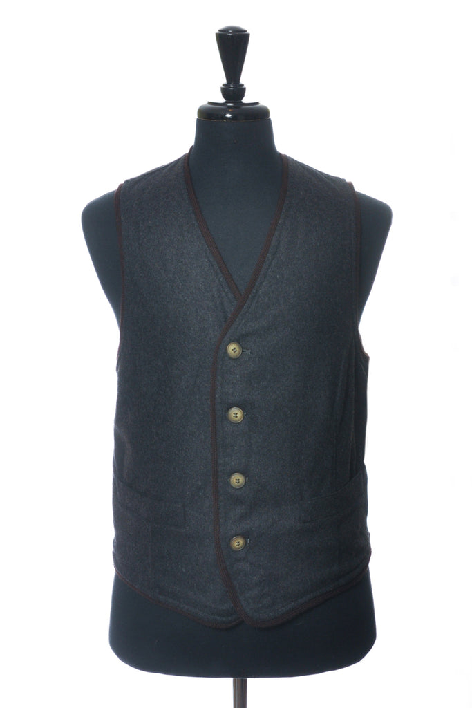 Giorgio Armani Grey Reversible Gilet Vest