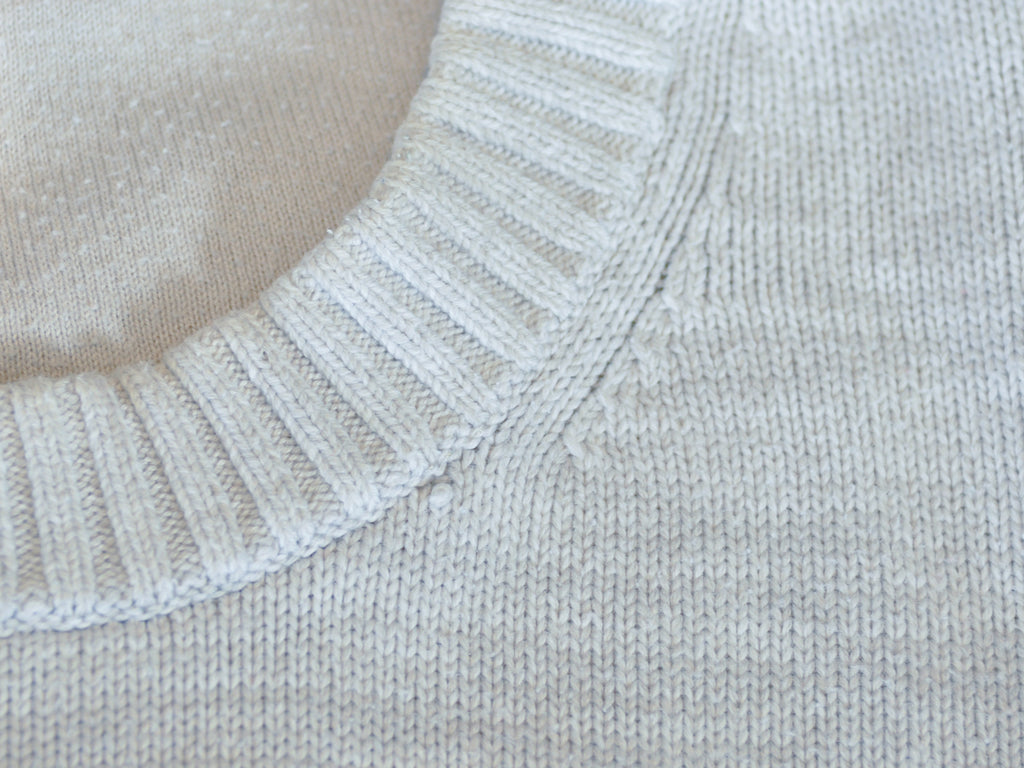 Strellson Cement Grey Cotton Crew Neck Sweater